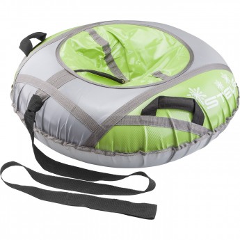 Санки надувные STELS D110см, серо-салатовые Санки надувные STELS D110см, серо-салатовые