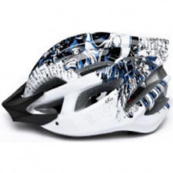 Шлем STELS FSD-HL007 (in-mold). Размер L (54-61 см) сине-белый