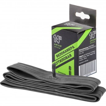 Велокамера NTG 14"x1.95"/2.125" в индивидуальной упаковке Велокамера NTG 14"x1.95"/2.125" в индивидуальной упаковке